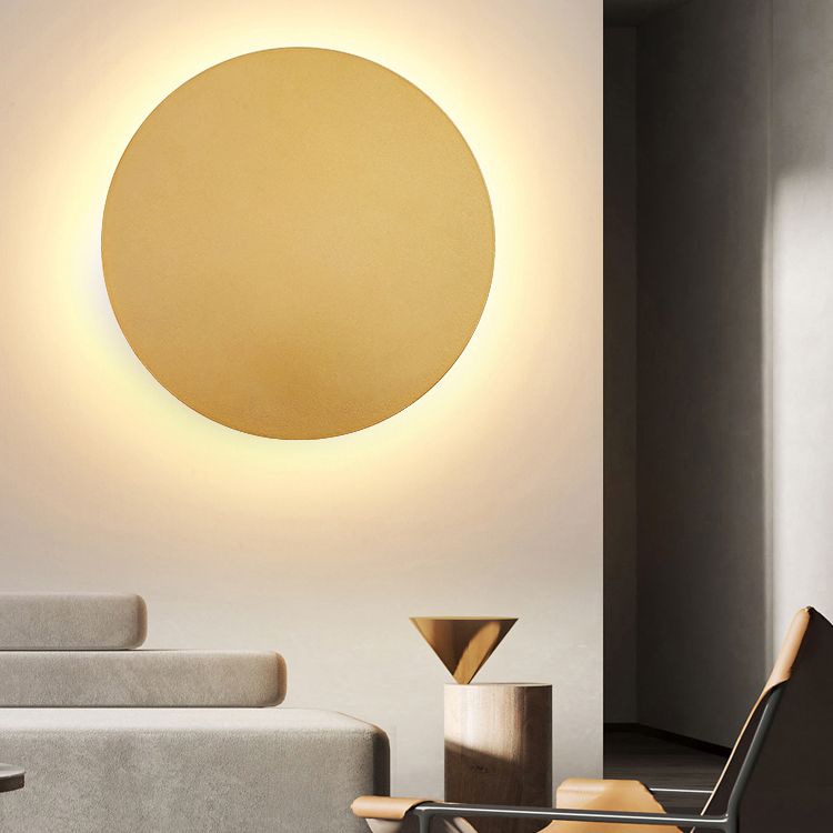 Lunora Living – Solaro Modern Round Wall Lamp for Ambient Bedroom Lighting