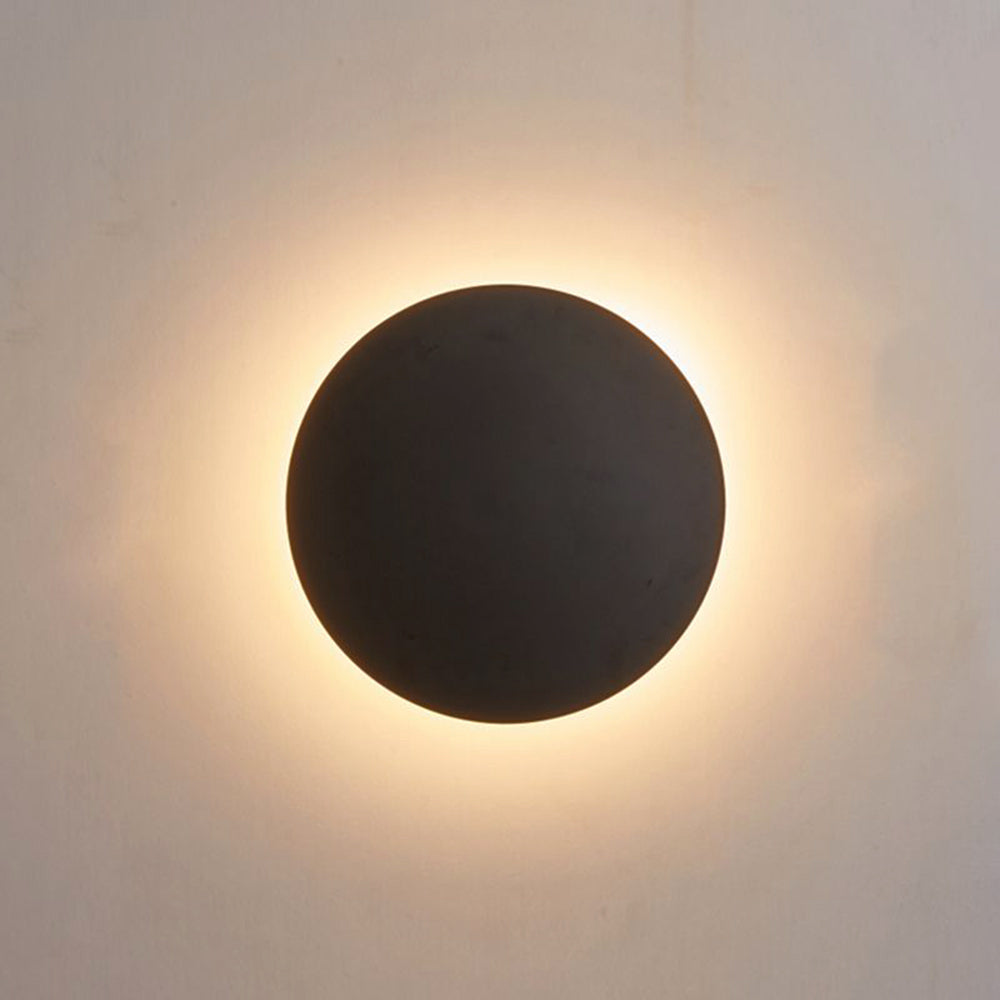 Lunora Living – Solaro Modern Round Wall Lamp for Ambient Bedroom Lighting