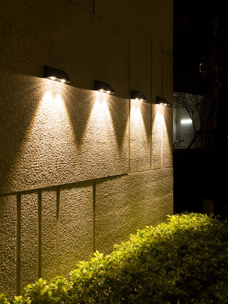Lunora Living – Solivara Waterproof Solar Wall Light for Outdoor Elegance