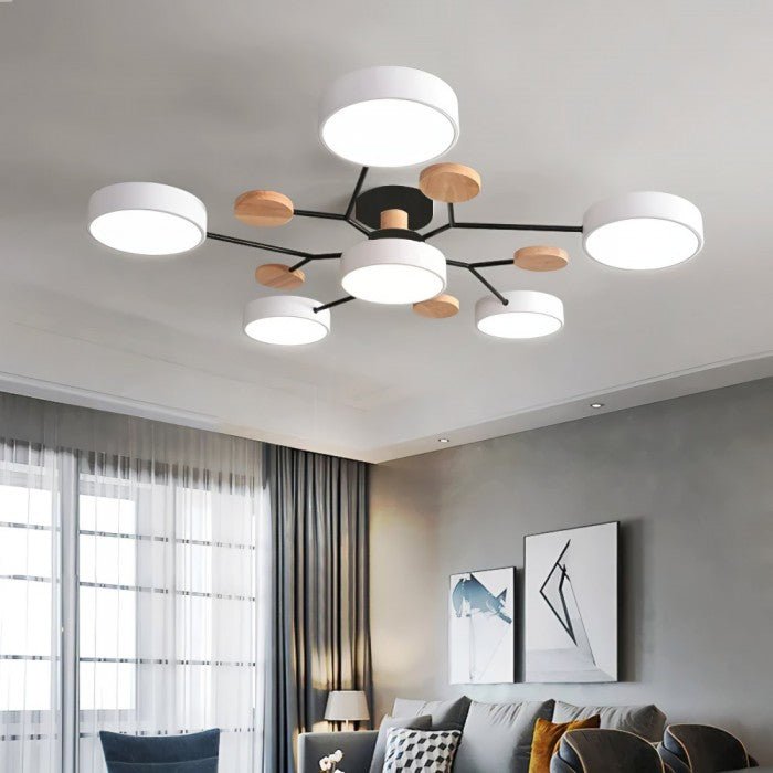 Scandinavian Branched Ceiling Lamp