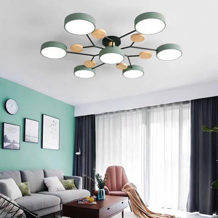 Scandinavian Branched Ceiling Lamp