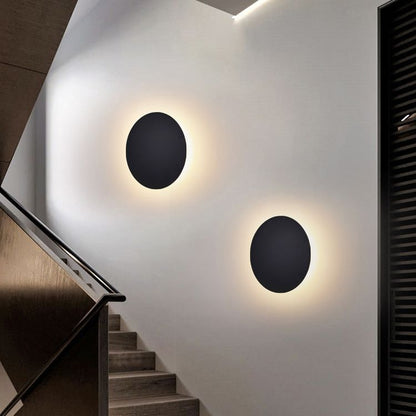 Lunora Living – Solaro Modern Round Wall Lamp for Ambient Bedroom Lighting