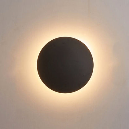 Lunora Living – Solaro Modern Round Wall Lamp for Ambient Bedroom Lighting