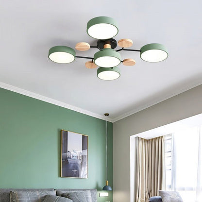 Scandinavian Branched Ceiling Lamp