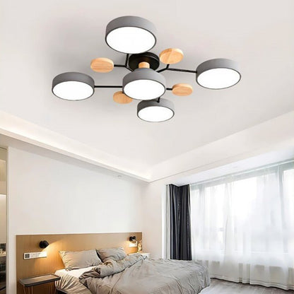 Scandinavian Branched Ceiling Lamp